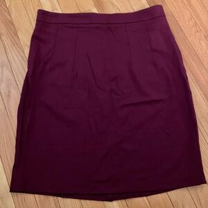 Mary Crafts Burgundy‎ Women's Pencil Skirt Size XL. NWT